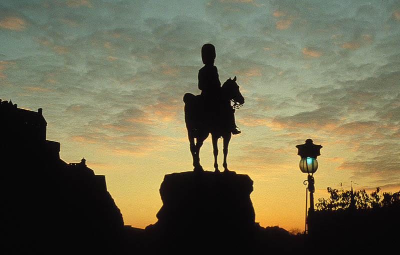 Royal Scots Greys memorial silhouette